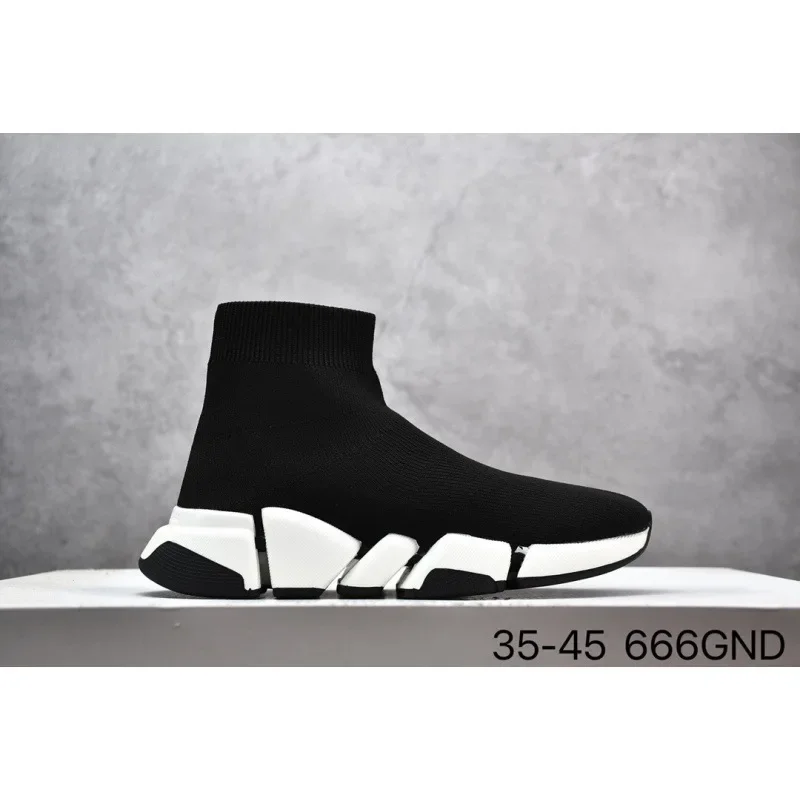 Couple's Socks Shoes Men's Lazy Trainer Speed Trainer Cross-Border Station Parisian Style Casual Shoes for Adults in Summer