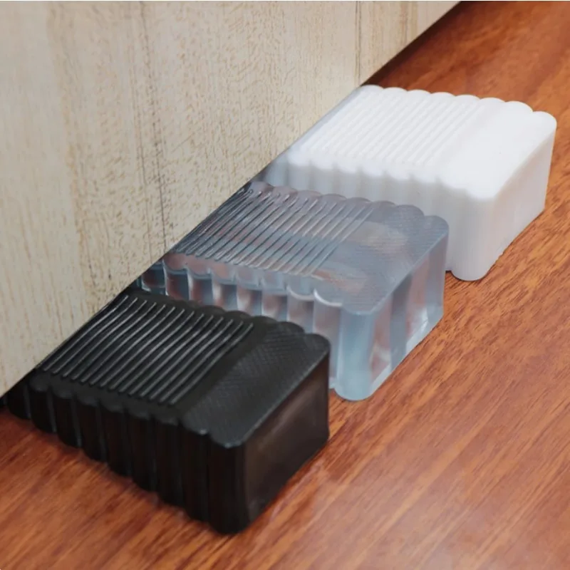 ตัวกั้นประตูหน้า: ป้องกันการชนกัน, ที่กั้นประตูยางแบบเคลื่อนย้ายได้สําหรับใช้ในครัวเรือน ฮาร์ดแวร์รูปลิ่มสําหรับใช้ในบ้าน 1