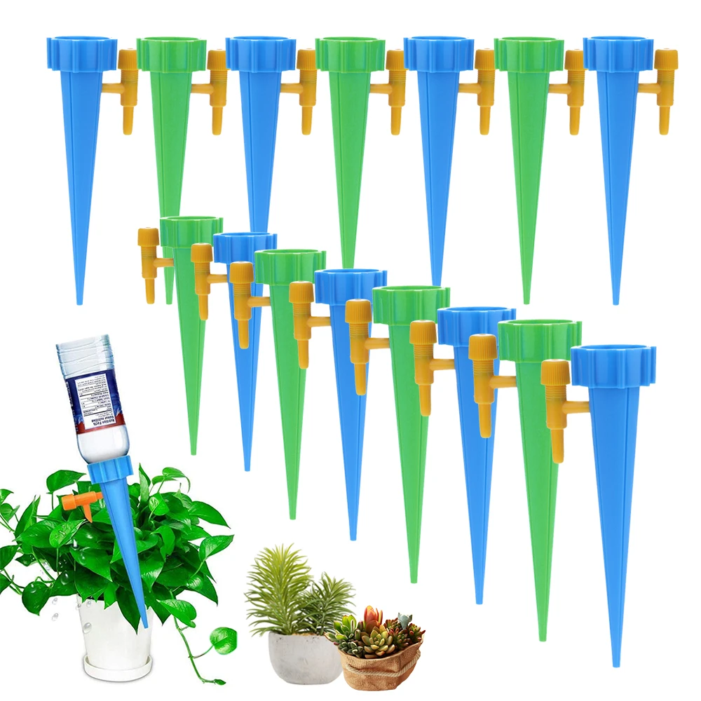 drip irrigation kit for container gardening 1/12PCS Auto Drip Irrigation Watering System Automatic Watering Spike Adjustable Water Dripper Device For Flower Plants Watering irrigation system kit