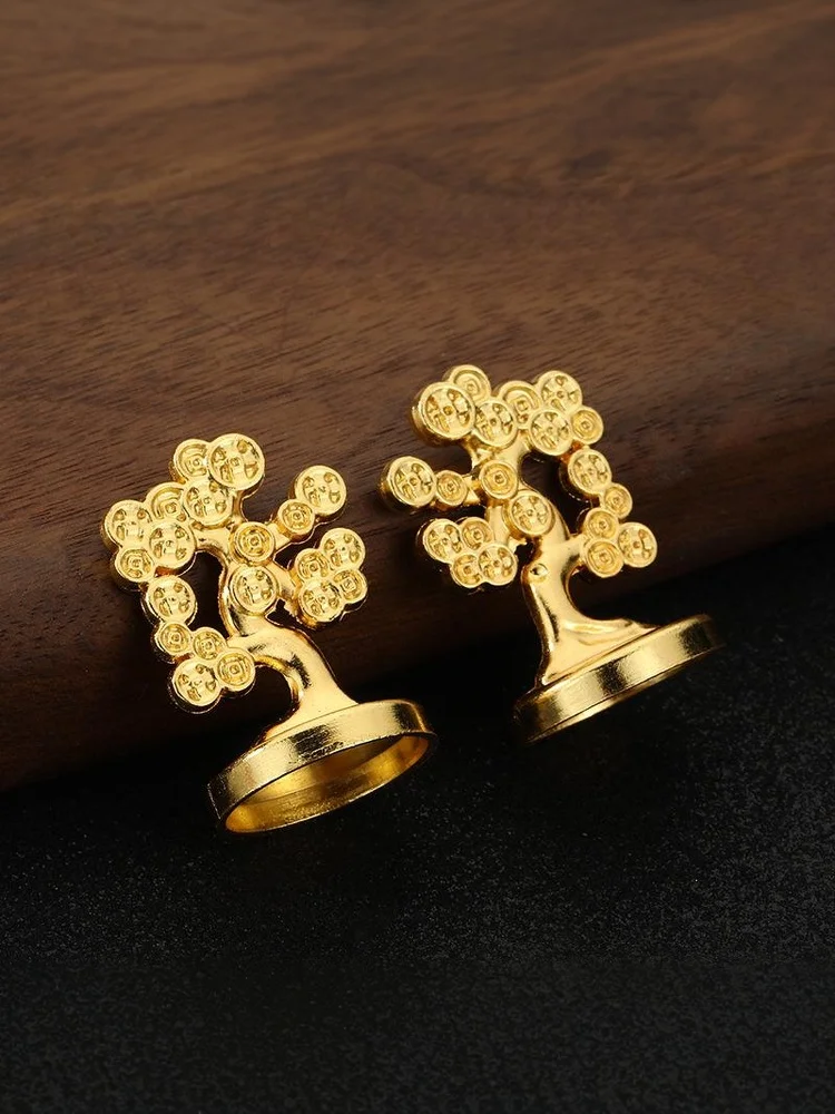 Feng Shui Auspicious Fortune Tree Small Ornaments Spring Festival Mascot Desktop Ornaments Car Home Decoration Crafts