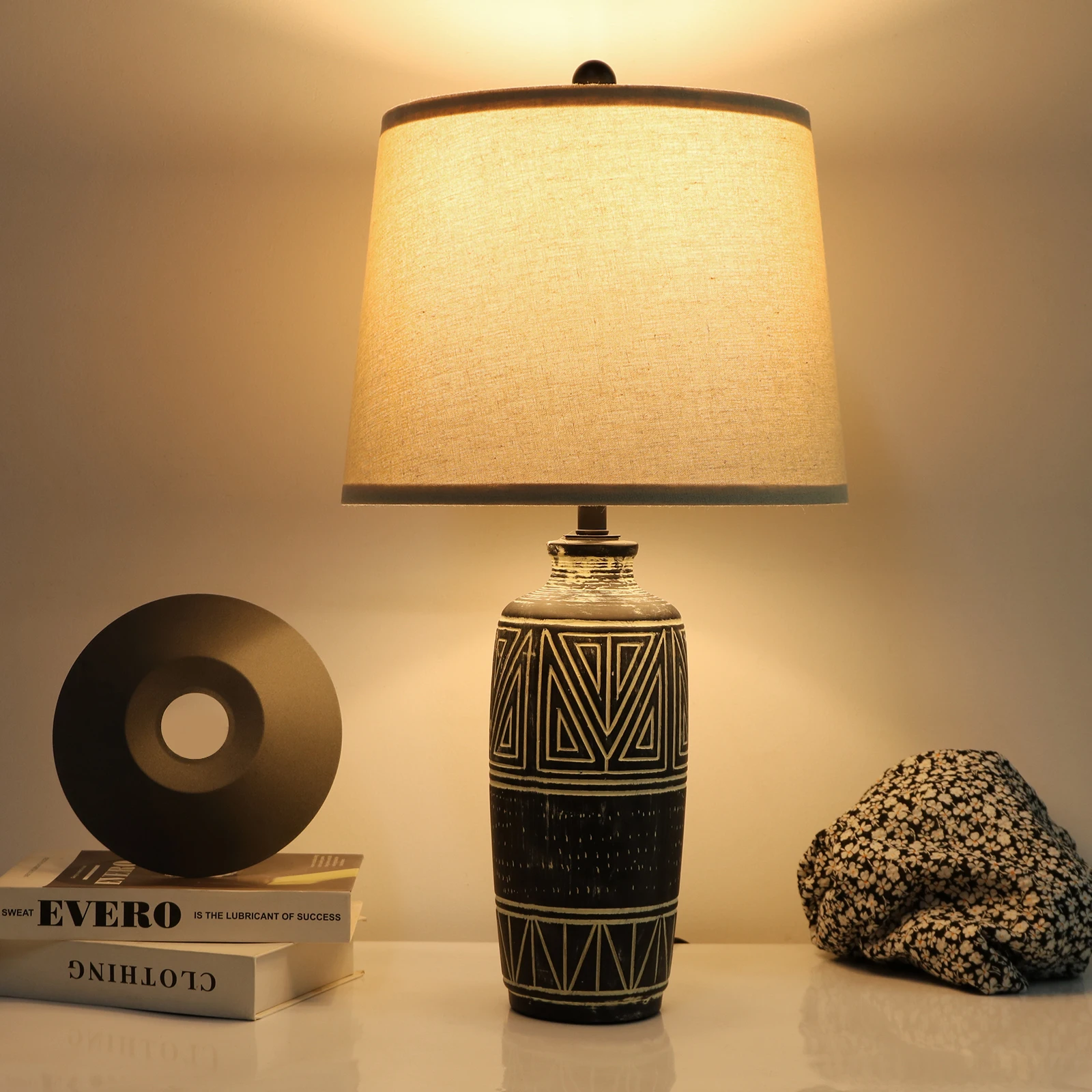 Geometric Ceramic Table Lamps 6