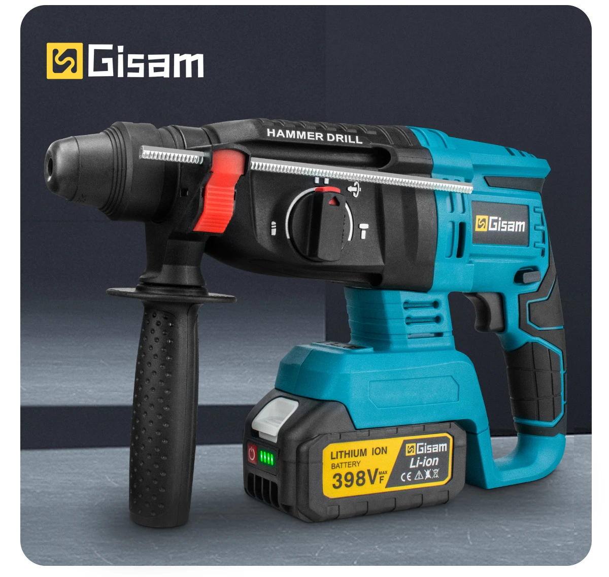 26MM Brushless Electric Hammer Drill Multifunctional Cordless Rechargeable Screw