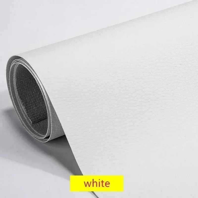 Self-Adhesive PU Leather Fabric for Interior Repair and DIY Renovation