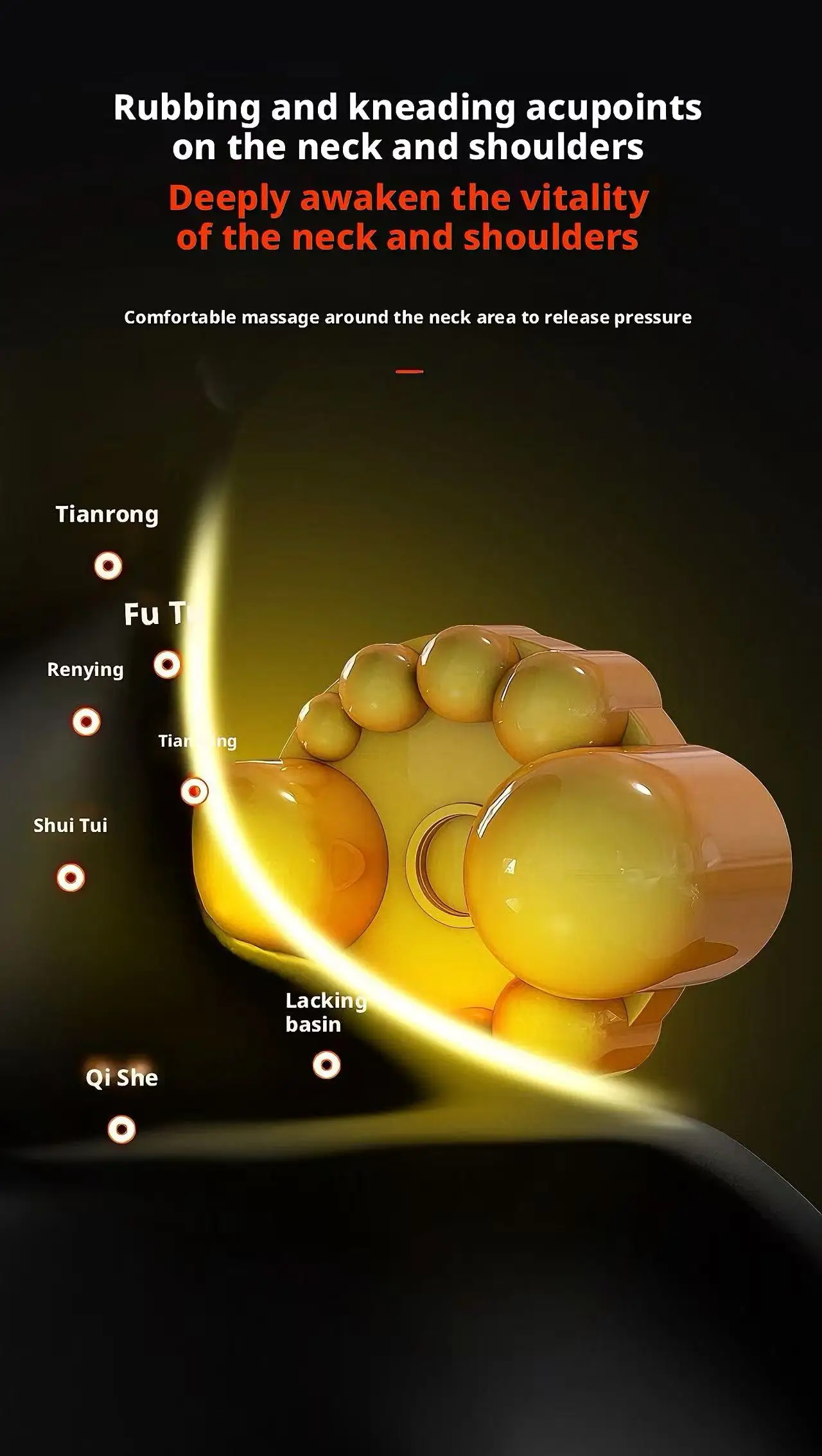 Deep Tissue 4d Neck Massage Pillow With Heat For Cervical Pain_voghion.com