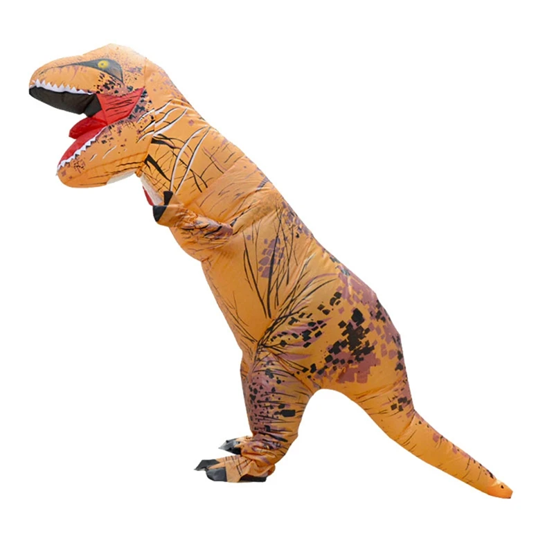 

Halloween Inflatable Dinosaur Fancy Costumes Kids Adult Tyrannosaurus Cosplay Kindergarden Mascot Performance Carnival Durable A