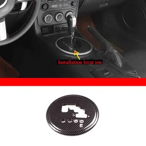 1 шт. для Mazda MX-5 Miata NC 2009-2015, отделочная панель для автомобиля, узор из ABS углеродного волокна/красные аксессуары для стайлинга автомобиля