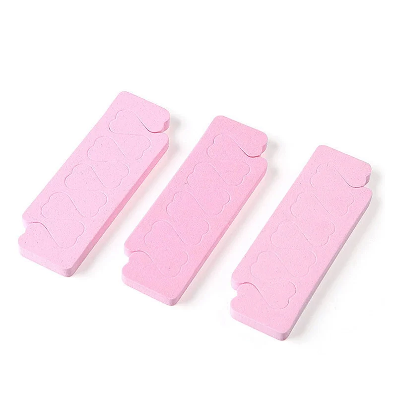 100 Pcs Sponge Toe/Finger Spacer Professional Foam Toe/Fingernail Separator Nail Polishing Holder Practical Beauty Manicure Tool