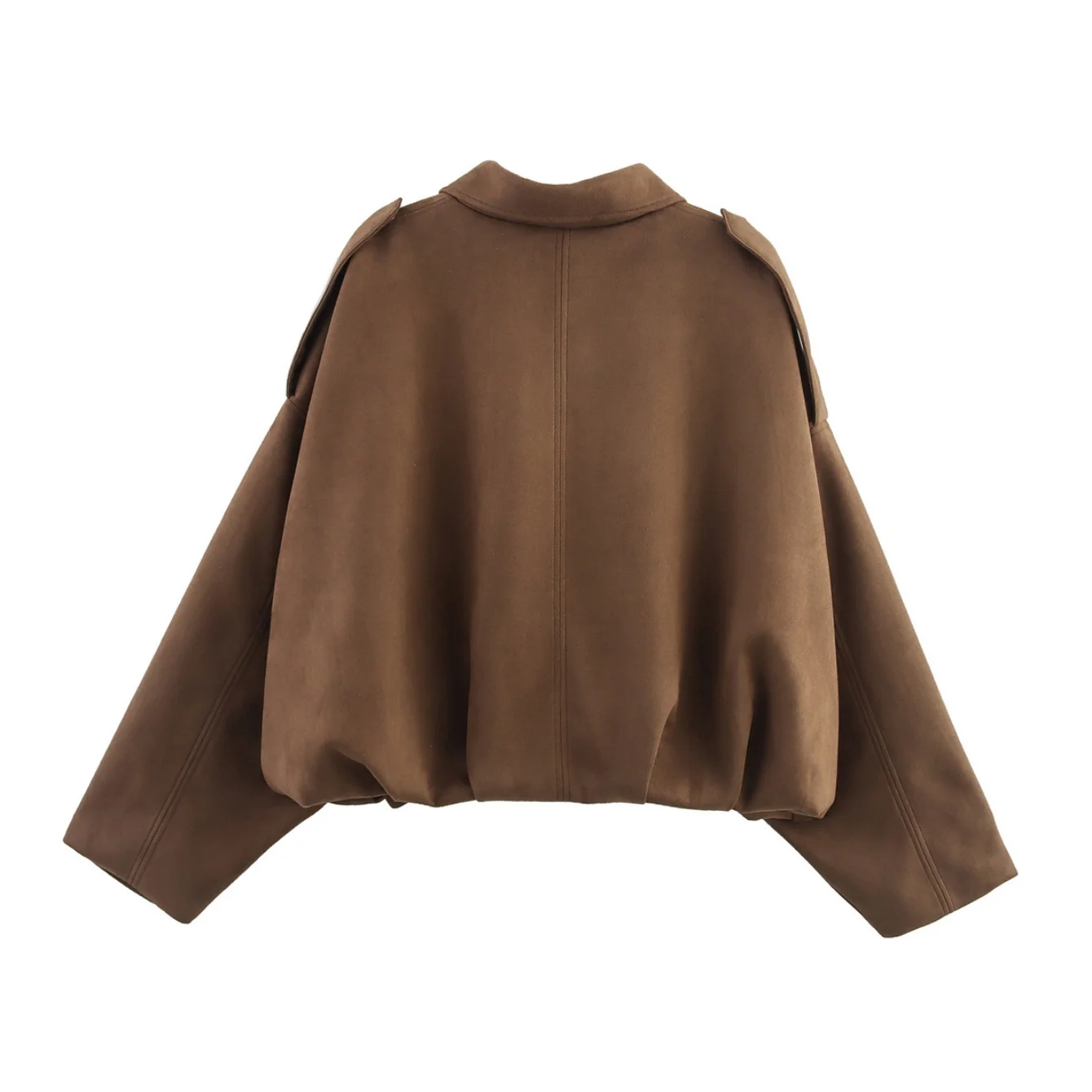 2025 Fashion Women Suede Loose Soft Outfits Jacket Coat Vintage Woman Oversize Bomber Jackets for Party Female Chic Outwear