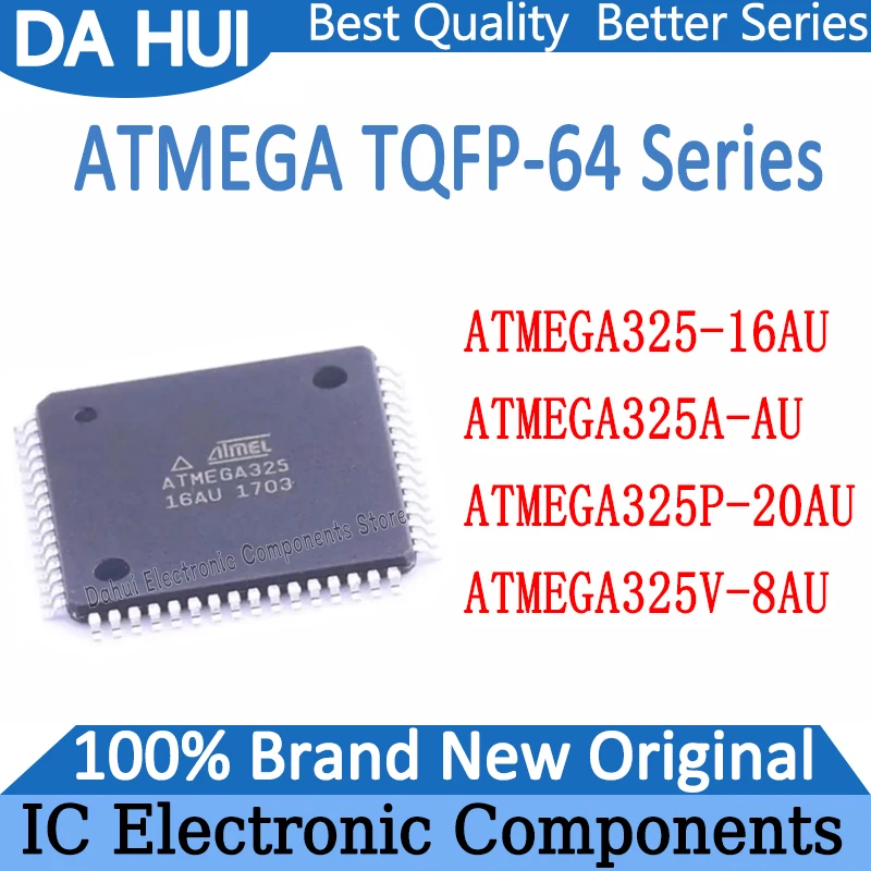 

ATMEGA325-16AU ATMEGA325A-AU ATMEGA325P-20AU ATMEGA325V-8AU ATMEGA325A ATMEGA325P ATMEGA325V ATMEGA325 ATMEGA IC MCU Chip TQFP64