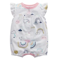 Summer Bodysuit for Newborn Baby Romper Boys Girls Clothes 100% Cotton Pure Baby Bodysuits Soft Short Sleeve Toddler Jumpsuit 5