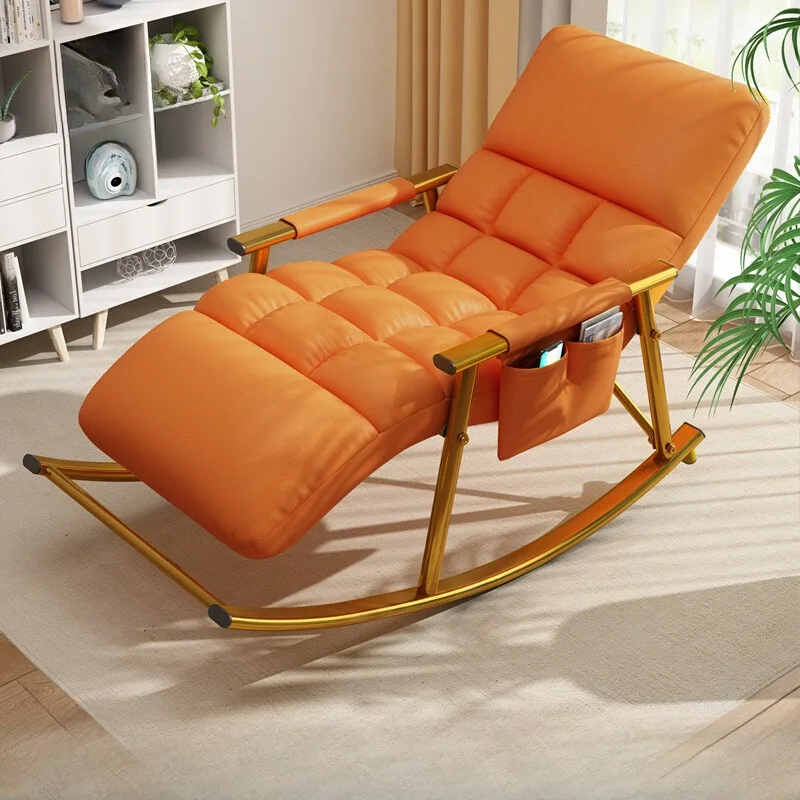 Multi-Color Modern Living Room Recliner Adult Rocking Chair Foldable Balcony Lazy Sofa Leisure Chair Multifunctional Furniture