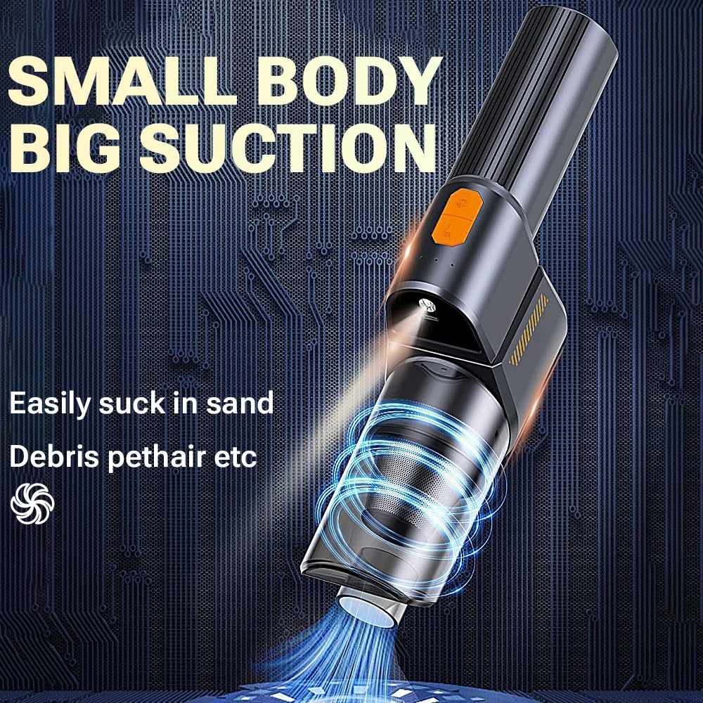 

SZUK Car Vacuum CIeaner Powerful Wireless Handheld Cleaning Machine Mini Portable Blower Vacuum Cleaner for Car Home keyboard