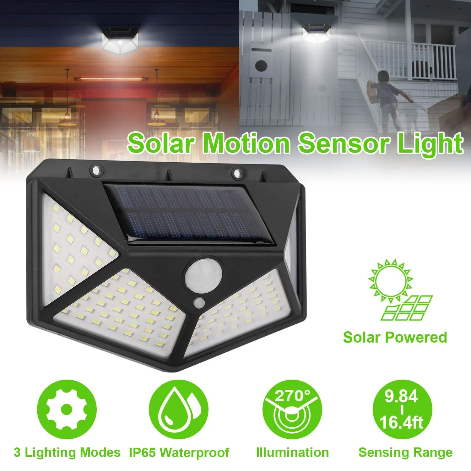 Description Picture 5 of itemMultifunctional Solar Lamp Outdoor Garden Decoration Solar Led Light Waterproof Sunlight Powered Spotlight with Motion Sensor