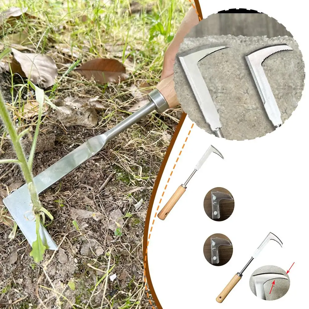 L-Shaped Manual Weeding Tool - Crack Weeder And Weed Extractor For Garden, Agricultural, And Bonsai Supplies 2