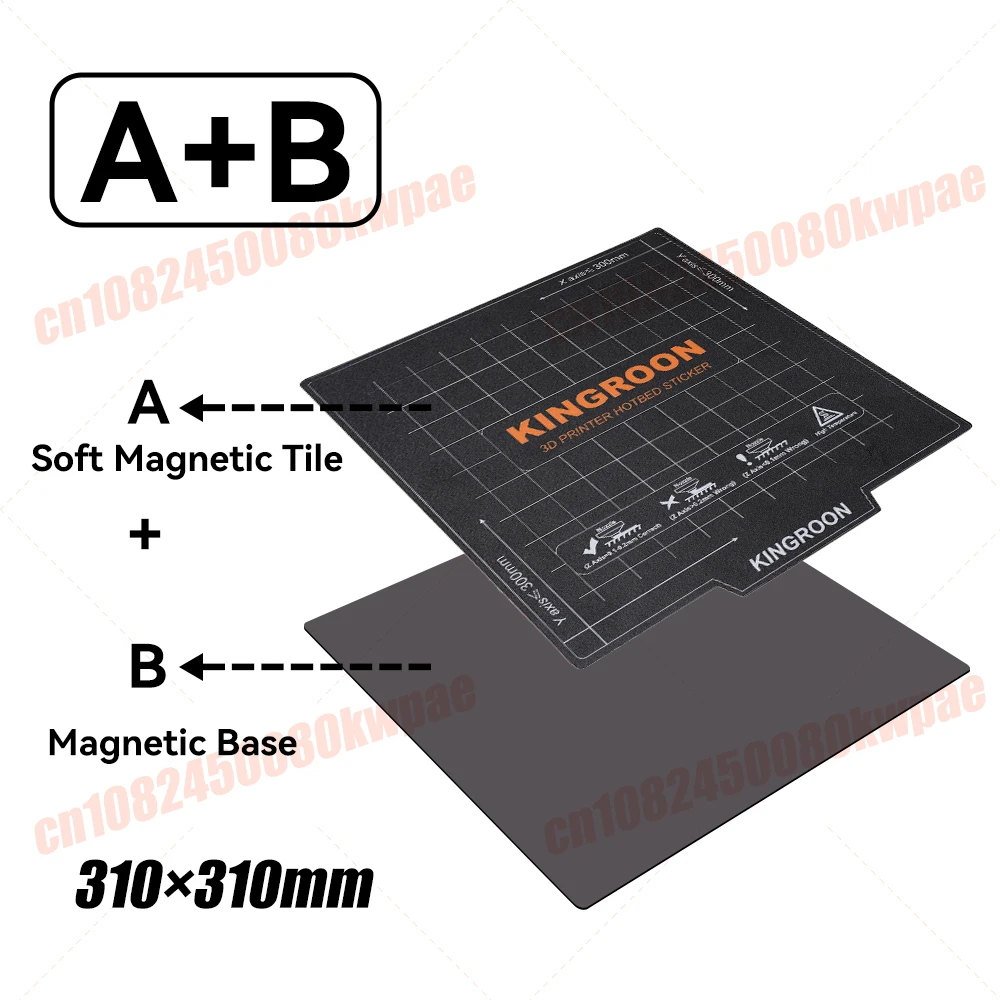Enhanced Magnetic Build Plate for 3D Printer Hot Bed Sheet