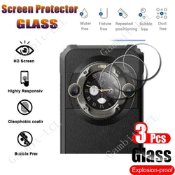 3 - Pack Camera Lens Protector & Back Screen Tempered Glass Cover for HD Clear (For Blackview BL9000)