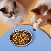 Large Capacity Dog Bowl Stainless Steel Safe Durable Pet Feeding Bowl Cat Dog Food Drinking Feeder Bowl Pet Supplies 5