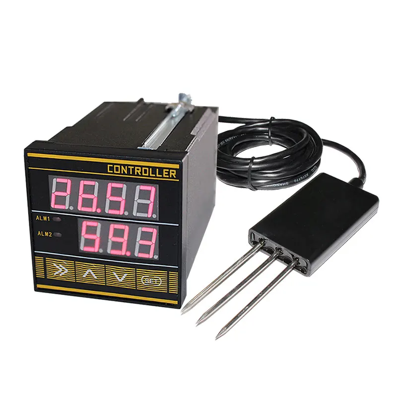 Soil Moisture Sensor Soil Tester Soil Moisture Meter SONBEST SC7232 Soil Moisture Temperature Controller Automatic Watering Irrigation Measurement And Control Meter 485 Sensor