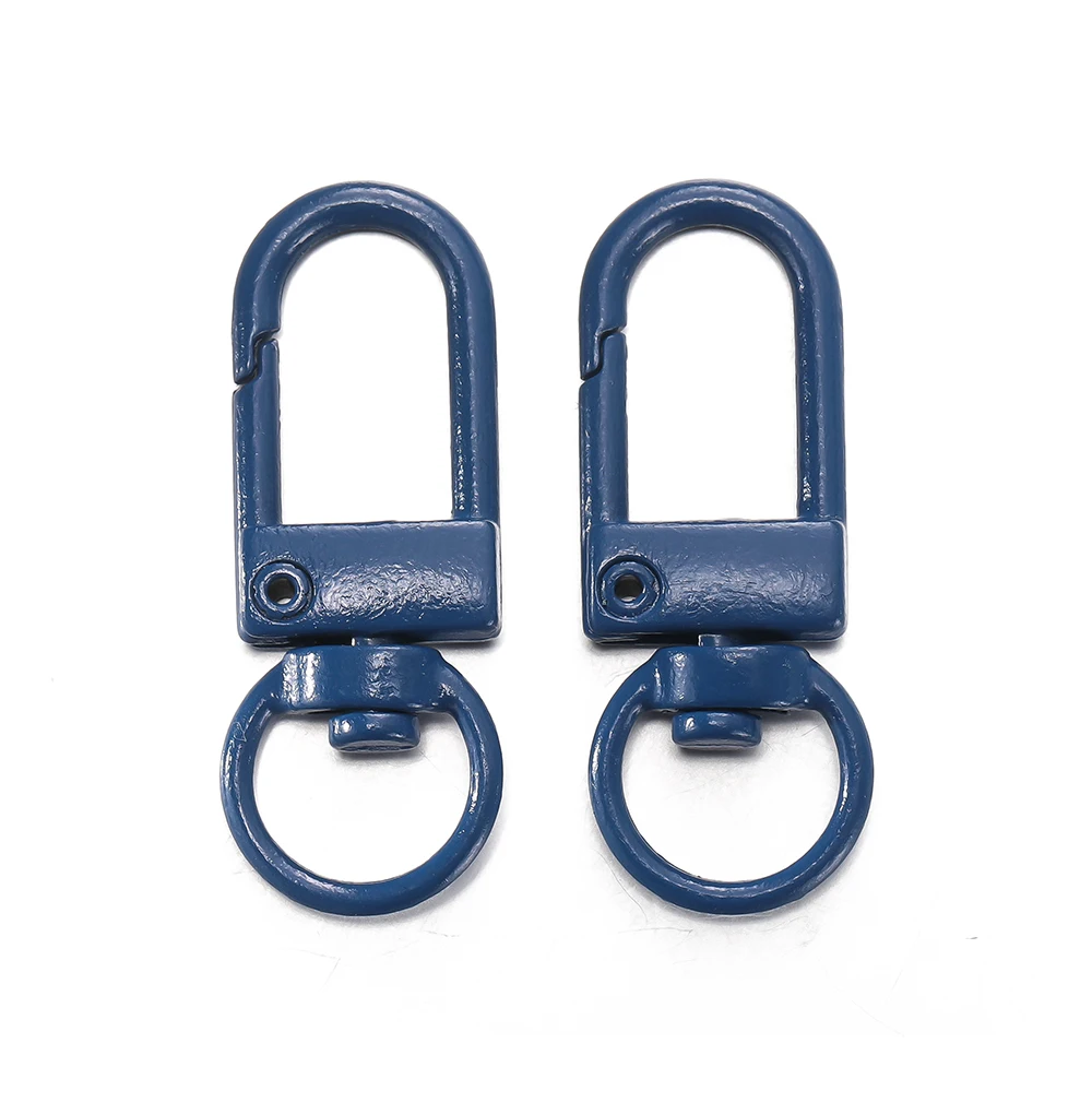 Colorful Alloy Snap Lobster Clasp Hooks for DIY Crafts - 10-Pack Wholesale Set