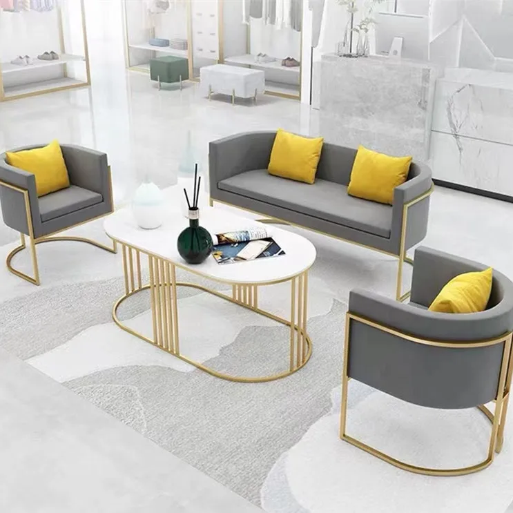 

Hot sale high quality recliner nail salon furniture reception couch living room office waiting sofa