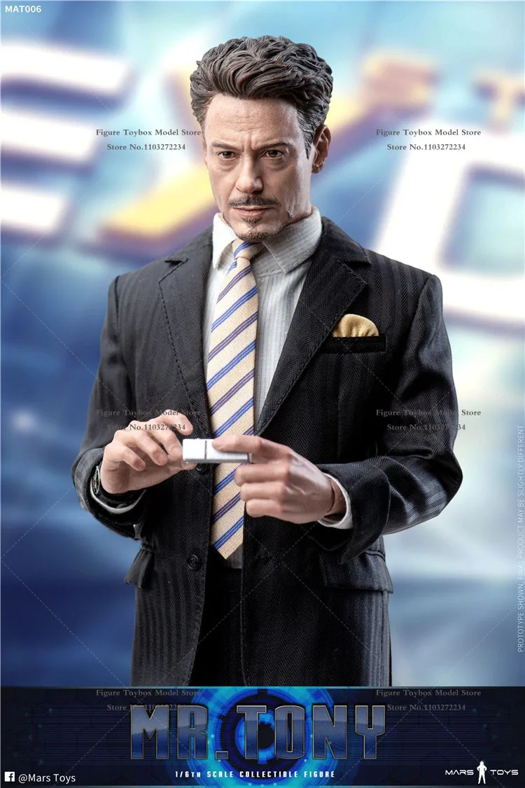 Mars Toys 1/6 ミスター トニー 法廷 MAT006 Mr.Tony Mars Toys MAT006 1/6 Iron Man Robert Downey Jr. Mr. Tony