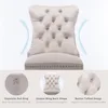 Beige Velvet Dining Chairs Set of 4, Kitchen & Dining Room Chairs Set of 4, Tufted Dining Chairs, Velvet Upholstered 4