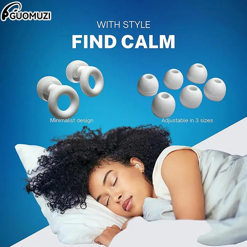 Silicone Earplugs for Swimming Sleep Noise Reduction-Soundproof Cancel Noise Reduce Disturbances High Quality Earplug Supplies