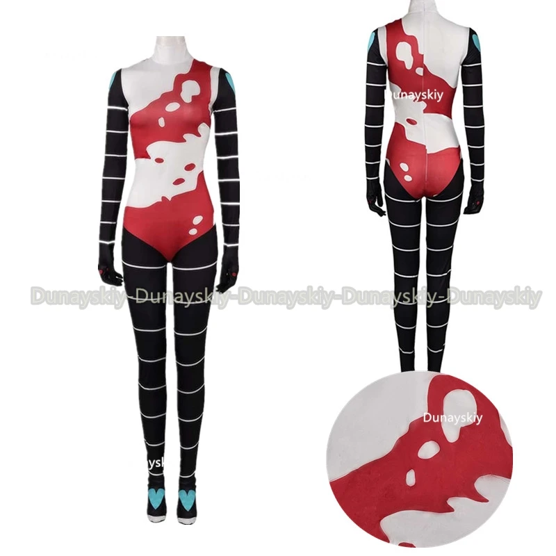 

Fizzarolli Hazzbin Cartoon Hotel Cosplay Fantasia Costume Disguise For Women Jumpsuit Roleplay Outfits Halloween Carnival Suit