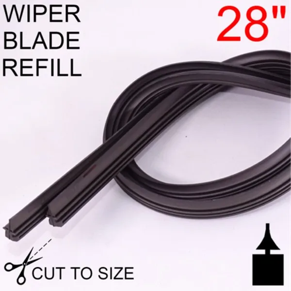 

Universal Wiper Blade Refill Strip Vehicle 28\" 700mm/28\" Replacement Rubber Rubber & Silicone Hot Sale Brand New