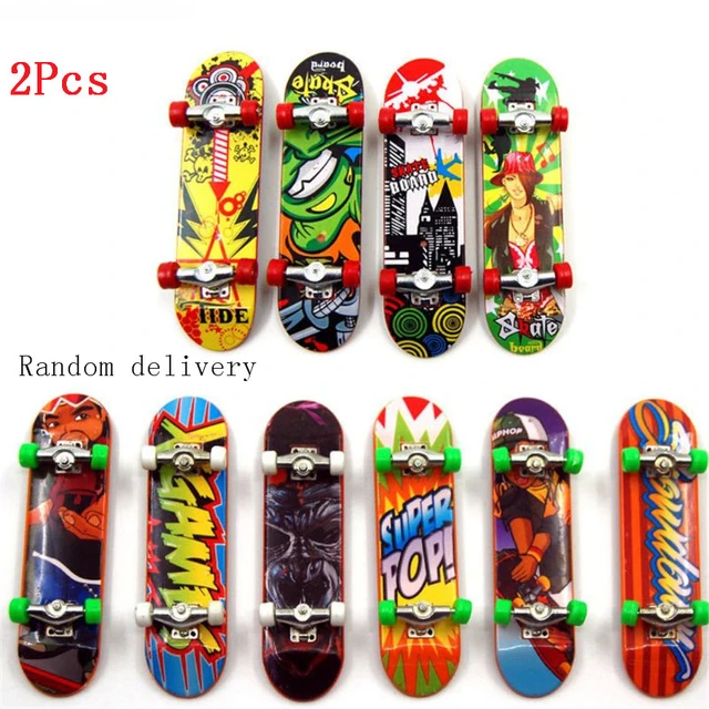 Compra online de Plástico mini dedo skate fingerboard brinquedos dedo  scooter skate embarque clássico chique jogo