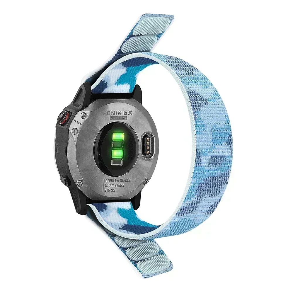 Premium Nylon Hook and Loop Strap for Smartwatches – Adjustable and Durable Watch Band Bracelet