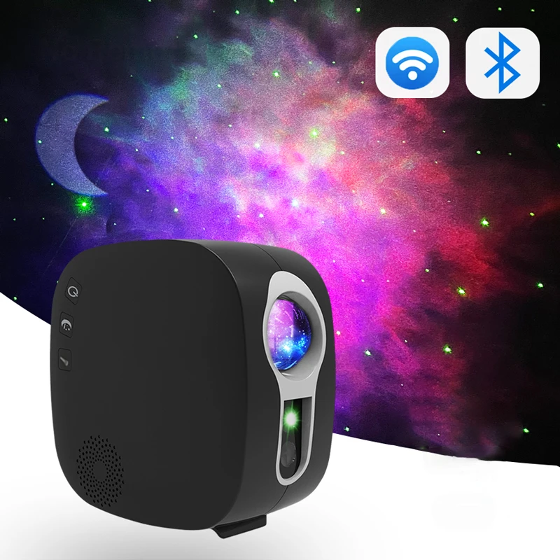 Galaxy Starry Projector 360° Adjustable Rotation Control Night Light Star LED Colorful Nebula Cloud Lamp For Bedroom Games Party