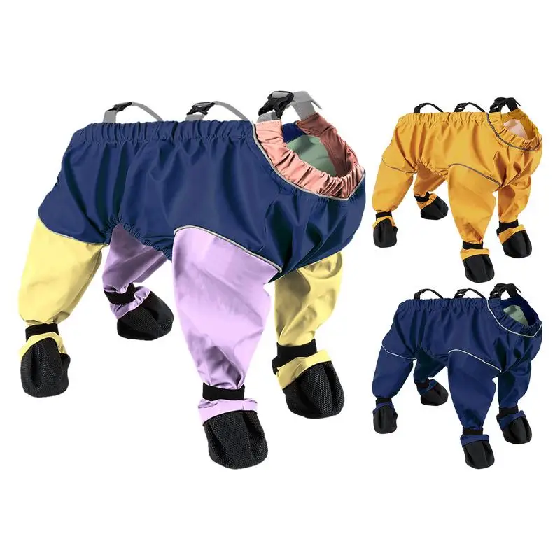 Waterproof Adjustable Dog Paw Boot Leggings
