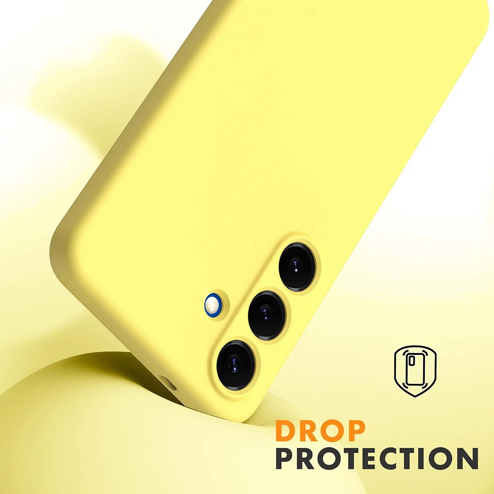 Samsung Galaxy phone case Luxury Liquid Silicone Case For S25 S24 S21 FE S23 S22 Ultra Plus