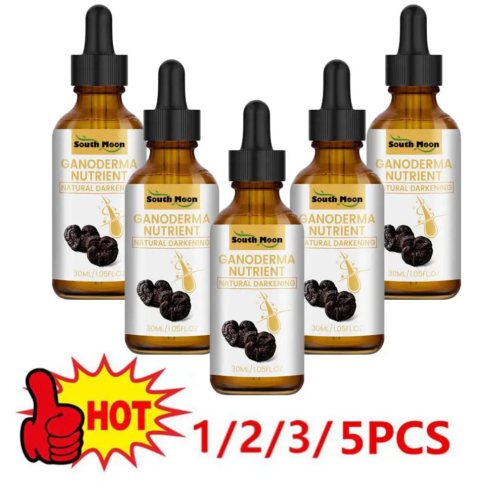 

5/3/2/1Pcs Gray Hair Care Serum Restoration Damaged Hair White To Black Natural Color Repair Anti-hair Loss Nourishing Hair Care