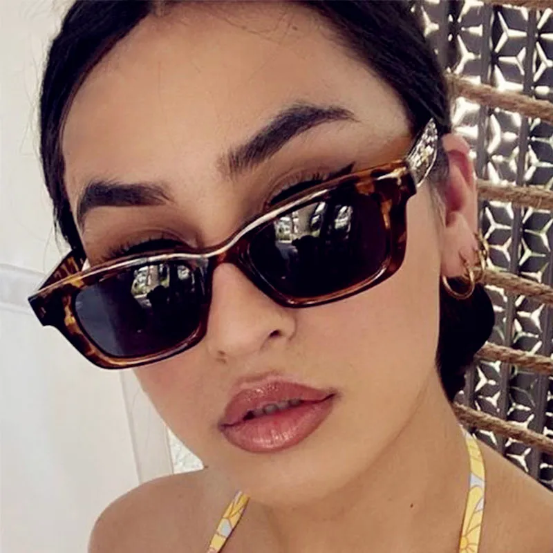 

AKA Oculos Rectangle Retro Sunglasses Women Vintage Glasses Women/Men Luxury Eyewear Women Brand Designer Gafas De Sol Mujer