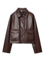 HH Woman's New Fashion Coats Solid Turn-Down Collar Long Sleeves Pocket Single Breasted Female Autumn Streetweer Style Jackets