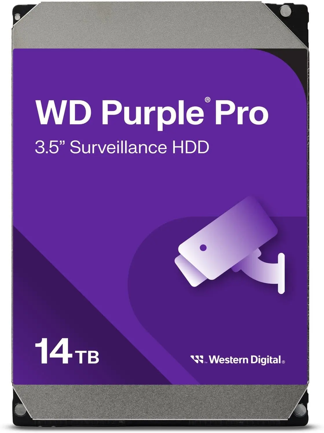 인기 핫셀 WD 14TB WD 퍼플 프로 내부 하드 드라이브 SATA 6 Gb/s 512 MB 캐시 3.5인치 HDD 케이스 및 가방용