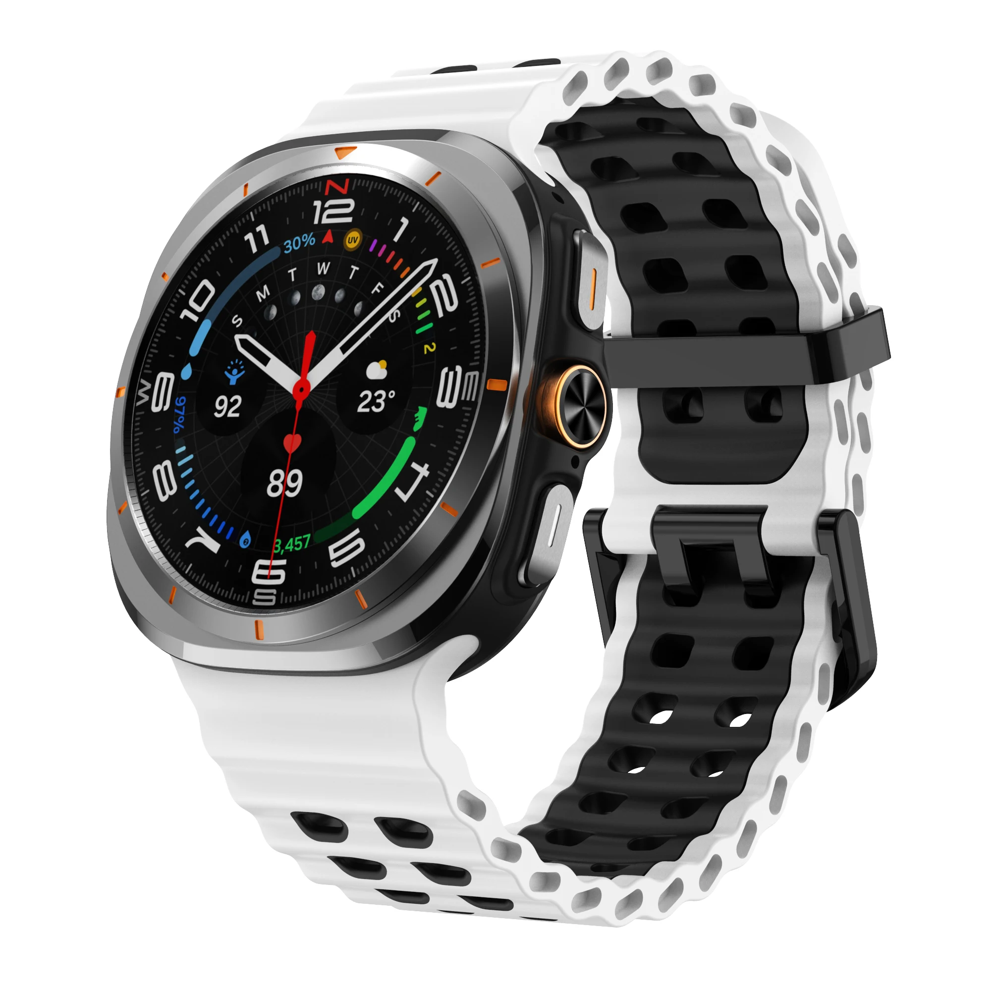 Silicone Breathable Marine Strap Wristband Bracelet