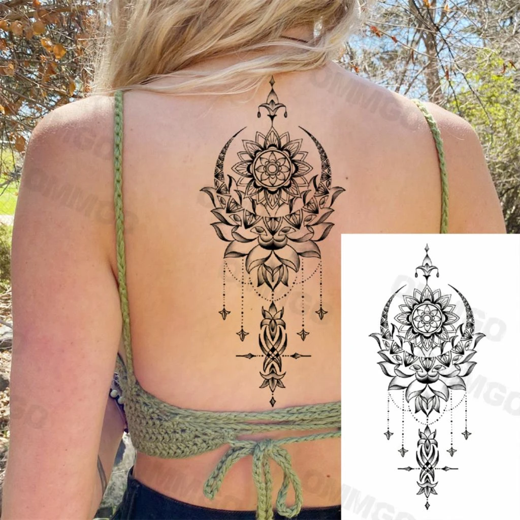 Tatouage Bas Du Dos Femme Mandala