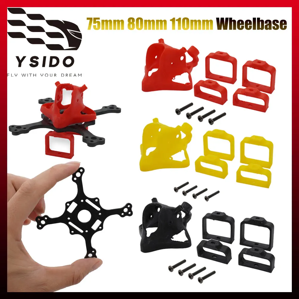 ชุดกรอบโดรน FPV ขนาด 75/80/110 มม. สำหรับ Mobula6/7