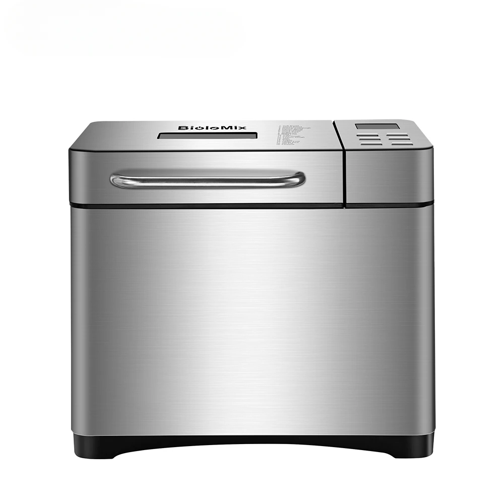 Stainless Steel 1KG 17-in-1 Automatic Bread Maker 650W Programmable Bread Machine With 3 Loaf Sizes Fruit Nut Dispenser 2