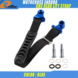 CNC Rescue Traction Strap Pull Sling Belt for Off - Road & Motocross Adventures (Rear Blue)