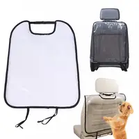 Car Seat Back Protector Cover Mat Transparent Kick Pad For Kids Kick Clean Anti Dirt Mud Protection Cover 58x42.5cm 1