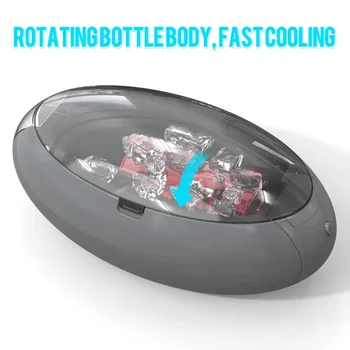 Cubos de hielo para bebidas instantáneas y enfriadores de bebidas para latas y botellas, ideales para bebidas listas para llevar. 1