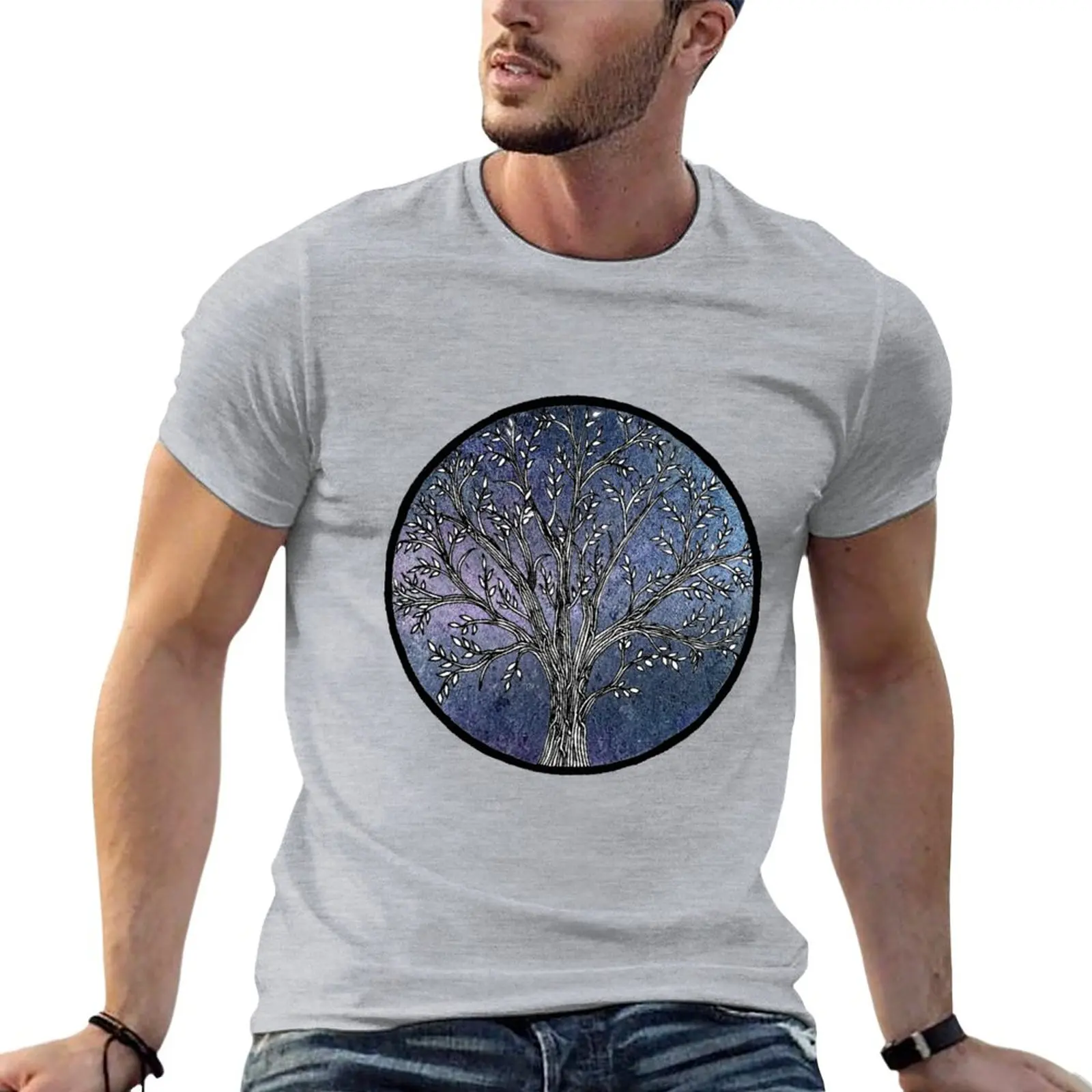 

Tree of Life T-Shirt customs graphics Short sleeve tee black t shirts for men