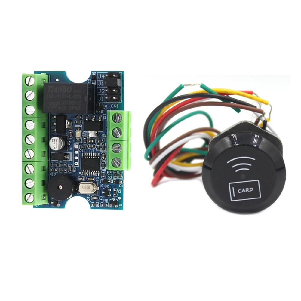HOTA72T 12V 액세스 컨트롤러(자기 잠금 게이트 출입 시스템 포함) 터치 메모리 DALAS TM 리더 PCB 액세스 제어 보드