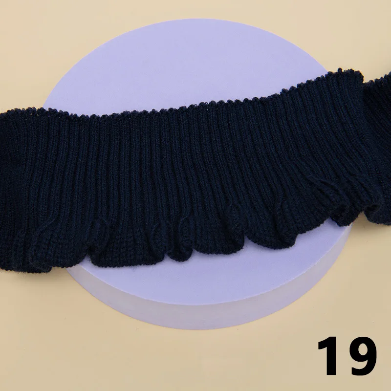 9CM Gerippter Halsausschnitt und Manschettenbund aus elastischem Strickstoff für Uniformjacken, Pullover, Rüschen-Nähzubehör, DIY-Manschettenbund und Kragen für Bekleidung – Detail 7
