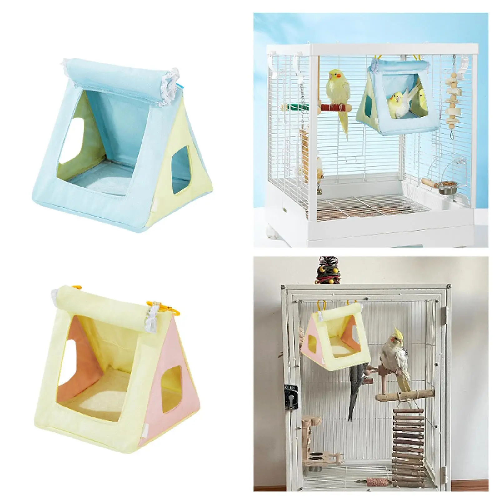 Bird Nest House Parrot Hanging Tent,Hanging Hammock All Seasons Use Hut Bird Bed for Parakeets Small Animals Cockatiels Bird Nest House Parrot Hanging Tent,Hanging Hammock All Seasons Use Hut Bird Bed for Parakeets Small Animals Cockatiels