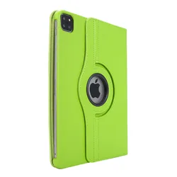 Premium 360° Rotating Leather Tablet Stand Cover for iPad 7th 8th 9th (Green)